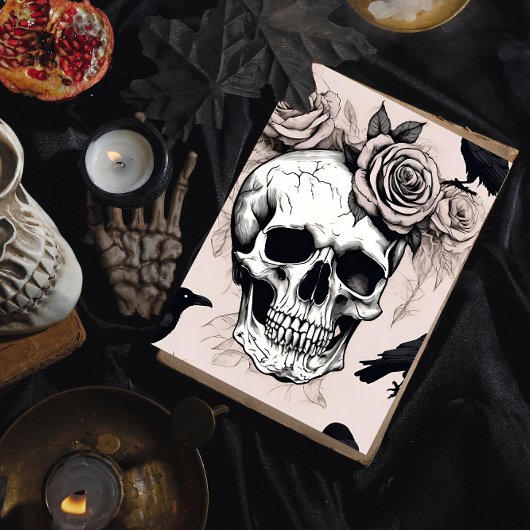 Gothic Reverie Blooms & Bones Poster