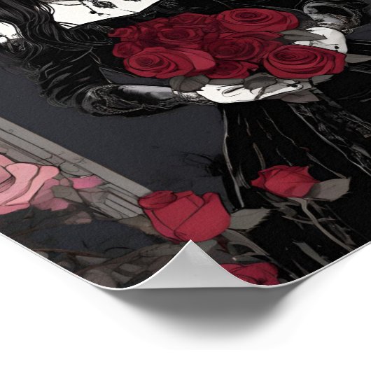 Gothic Reverie Dark Bride Poster (Ecke)