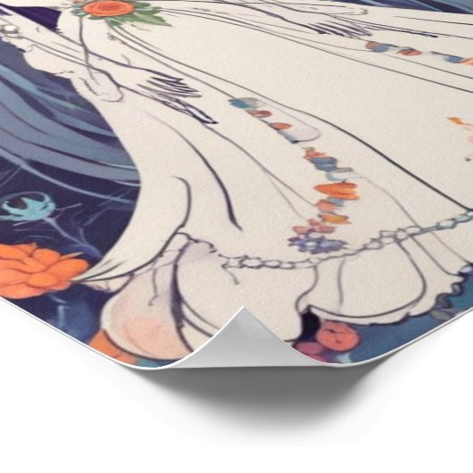 Gothic Reverie Ghost Bride Poster (Ecke)