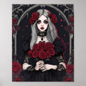 Gothic Reverie Lady Gray Poster (Vorne)