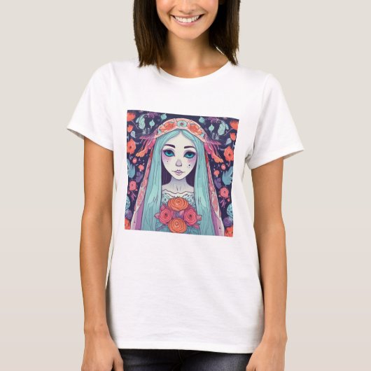 Gothic Reverie Lovely Bride T-Shirt (Vorderseite)
