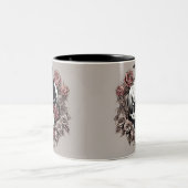 Gothic Reverie Ravens Liebe Zweifarbige Tasse (Mittel)
