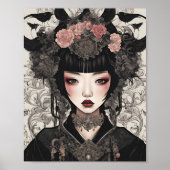 Gothic Reverie Yin Yue Shadow Moon Poster (Vorne)
