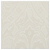 Gothic Revival Fleur de Lys - Elfenbeinküste Stoff (Nahaufnahme)