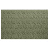 Gothic Revival Fleur de Lys - Loden Green Stoff (Yard (91,4 cm))