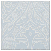 Gothic Revival Fleur de Lys - Misty Blue Stoff (Nahaufnahme)