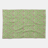 Gothic Revival Floral Kitchtuch Geschirrtuch (Horizontal)