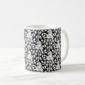 Gothic Revival Lions Coffee Tasse (VorderseiteRechts)