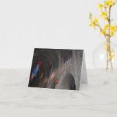 Gothic Revival note card Karte (Gelbe Blume)