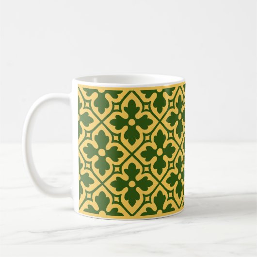 Gothic Revival Quarto Kaffee Tasse (Links)