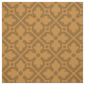 Gothic Revival Quatrefoils, Burnt Caramel Stoff (Muster)