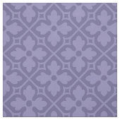 Gothic Revival Quatrefoils, Mutte Violette Stoff (Muster)