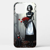 Gothic Robot Girl Case-Mate iPhone Hülle (Rückseite)