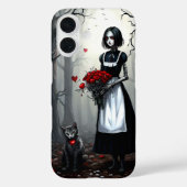 Gothic Robot Girl Case-Mate iPhone Hülle (Rückseite)