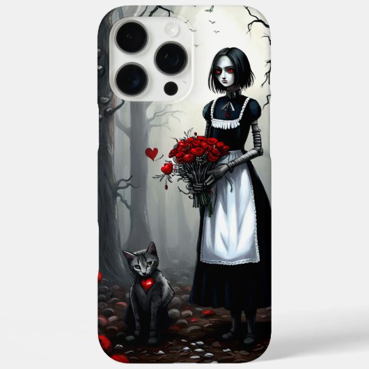 Gothic Robot Girl Case-Mate iPhone Hülle (Rückseite)