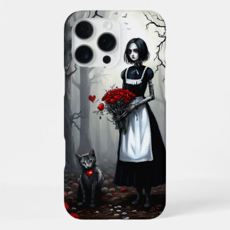 Gothic Robot Girl iPhone 16 Pro Max Hülle