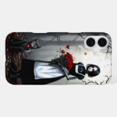 Gothic Robot Girl iPhone Hülle (Rückseite (Horizontal))