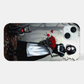 Gothic Robot Girl iPhone Hülle (Rückseite (Horizontal))