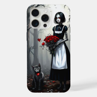 Gothic Robot Girl iPhone 15 Pro Max Hülle