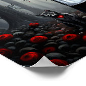 Gothic Robot Girl Poster (Ecke)