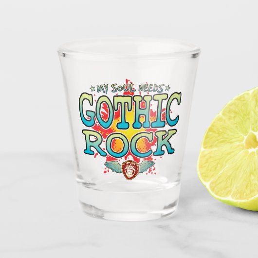 Gothic Rock Soul Shot Glass Schnapsglas (Vorderseite)