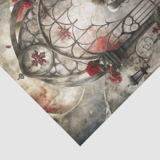 Gothic Romance Decoupage Seidenpapier (Ausschnitt)