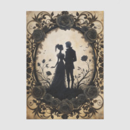 Gothic Romance Decoupage Seidenpapier