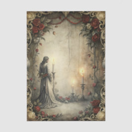 Gothic Romance Decoupage Seidenpapier