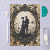 Gothic Romance Dekorative Schablonen Seidenpapier (Handwerk)