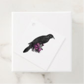 Gothic Romance Floral Raven Geschenkanhänger (Beispiel)