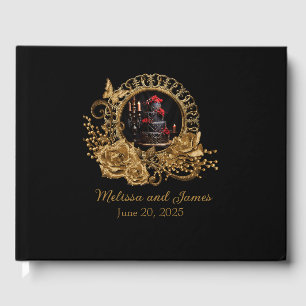 Gothic Romance Hochzeitsempfang Gästebuch