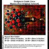 Gothic Romance Red and Black Rose EF7L Decoupage Seidenpapier