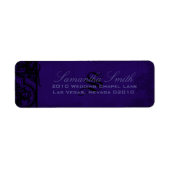 Gothic Romance Return Label (Vorne)