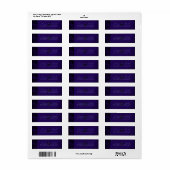 Gothic Romance Return Label (Vorne)