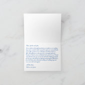 Gothic Romance Wedding Dankeskarte (Innenseite)