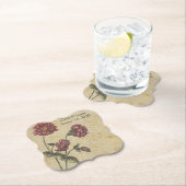 Gothic Romance Wedding Paper Untersetzer Dark Eleg (Vor Ort)