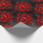 Gothic Romance Wrapping Paper Geschenkpapier (Ecke)