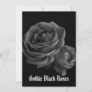 Gothic Romantic Black Rose