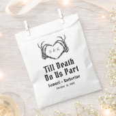 Gothic Romantic Skeleton Hand Halloween Hochzeit Geschenktütchen (Ausgeschnitten)