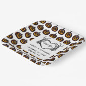 Gothic Romantic Skeleton Hand Halloween Hochzeit Pappteller (Gewinkelt)