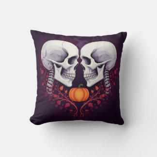 Gothic-Romantische Totenkopf-Kunst  Kissen