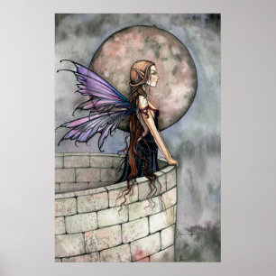 Gothic Romantisches Feenposter Druck Poster