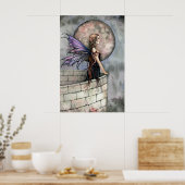 Gothic Romantisches Feenposter Druck Poster (Küche)