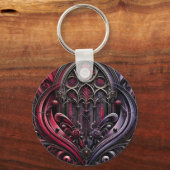 Gothic Rose Arches Schlüsselanhänger - ein feines (Vorderseite)