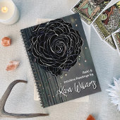 Gothic Rose Black & Graue Intuitive Lesegeräte Tar Notizblock