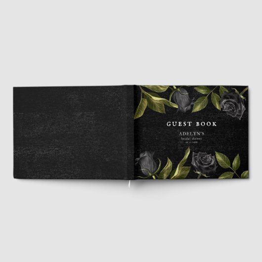 Gothic Rose Brautparty Gästebuch (Voll)