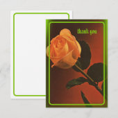 Gothic Rose Dankeschön Card Dankeskarte (Vorne/Hinten)