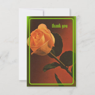 Gothic Rose Dankeschön Card Dankeskarte