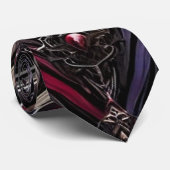 Gothic Rose Design Neck Tie Krawatte (Gerollt)