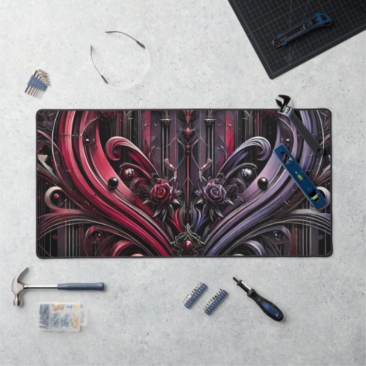 Gothic Rose Desk Mat Schreibtischunterlage (Arbeitsplatz)